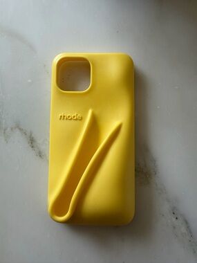 RHODE Yellow Silicone Phone Case